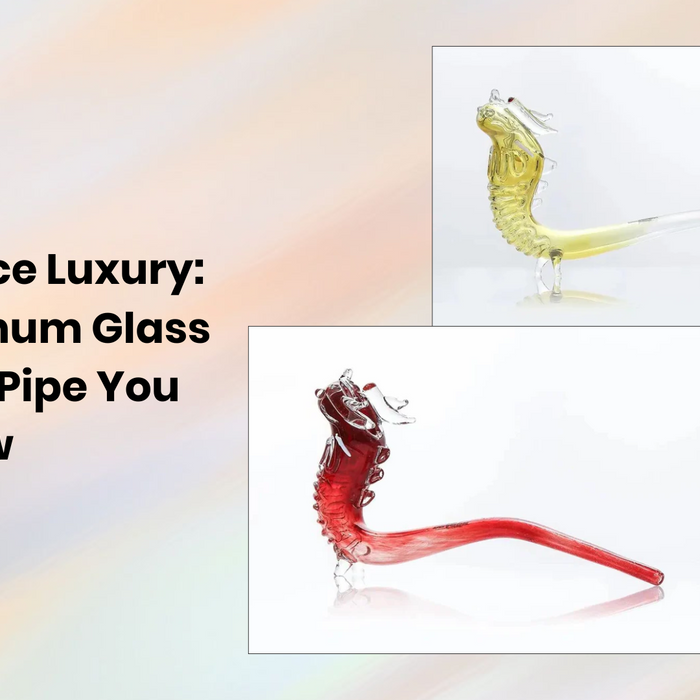 Experience Luxury: The Platinum Glass Sherlock Pipe You Need Now