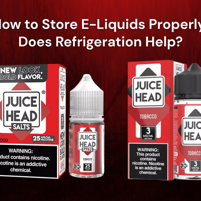 How to Store E-Liquids Properly: Does Refrigeration Help?