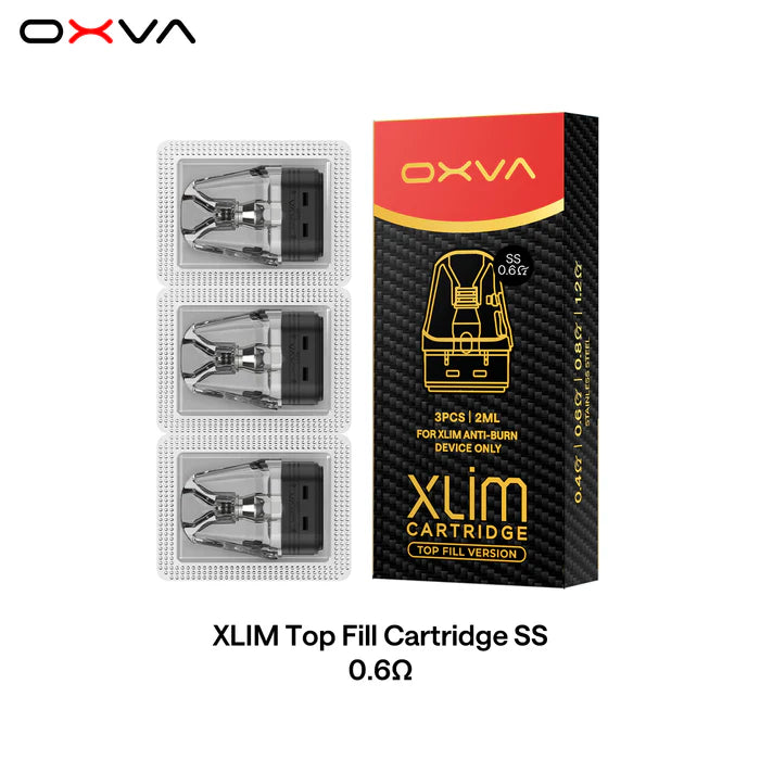 OXVA XLIM Top Fill Cartridges 3pk