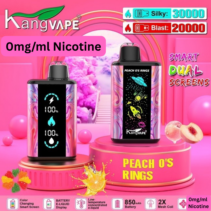 Kangvape 30K Zero Nicotine 0% BLAST & SILKY  Disposable Vape