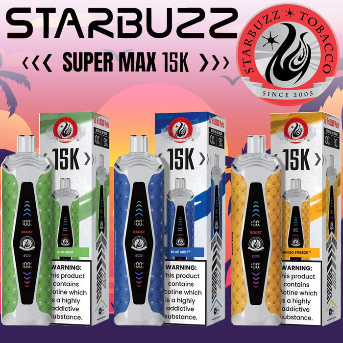 Starbuzz Tobacco Super Max 15K Disposable