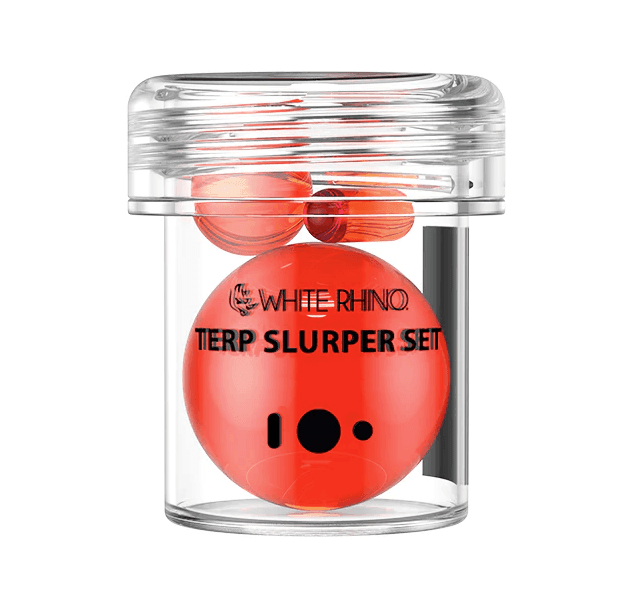White Rhino Terp Slurper 3 Piece Marble Set