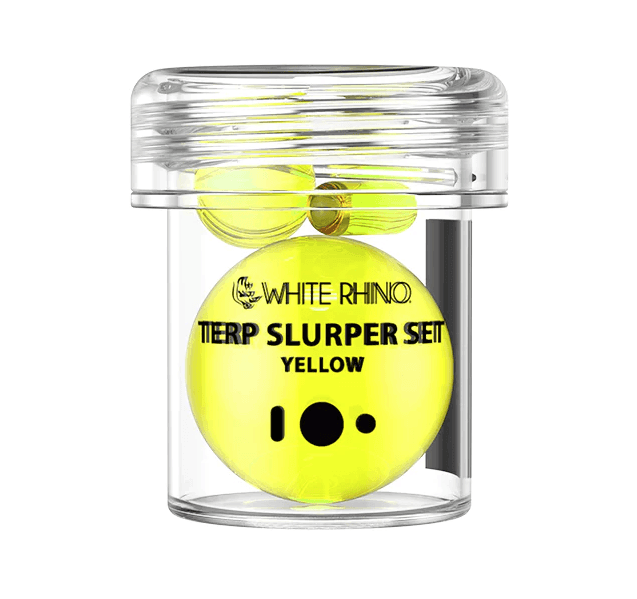 White Rhino Terp Slurper 3 Piece Marble Set