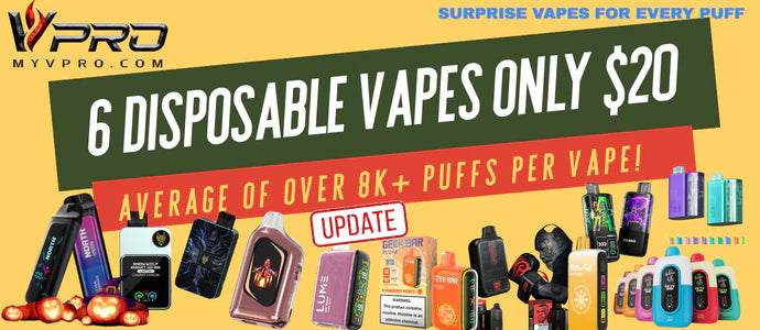 Mystery Vape Box – 3 Levels | 6 Disposables | Up to 30K+ Puffs