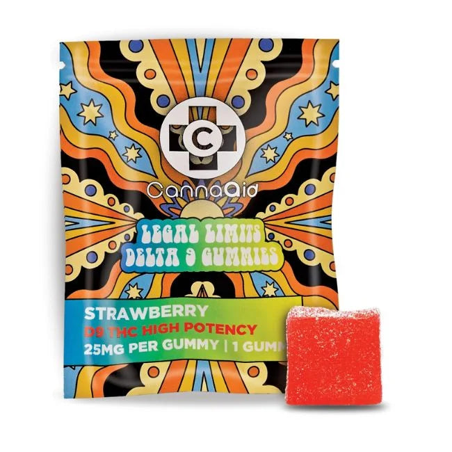 CannaAid Legal Limits Delta 9 Tropical Gummies