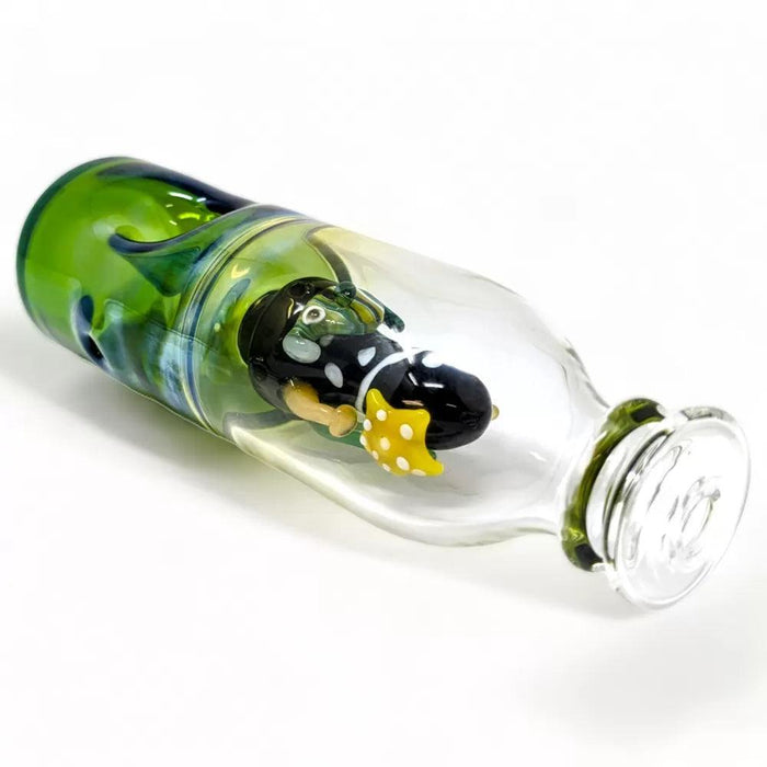 6" Oceanic Masterpiece Flask 2 In 1 Hand Pipe/Water Pipe