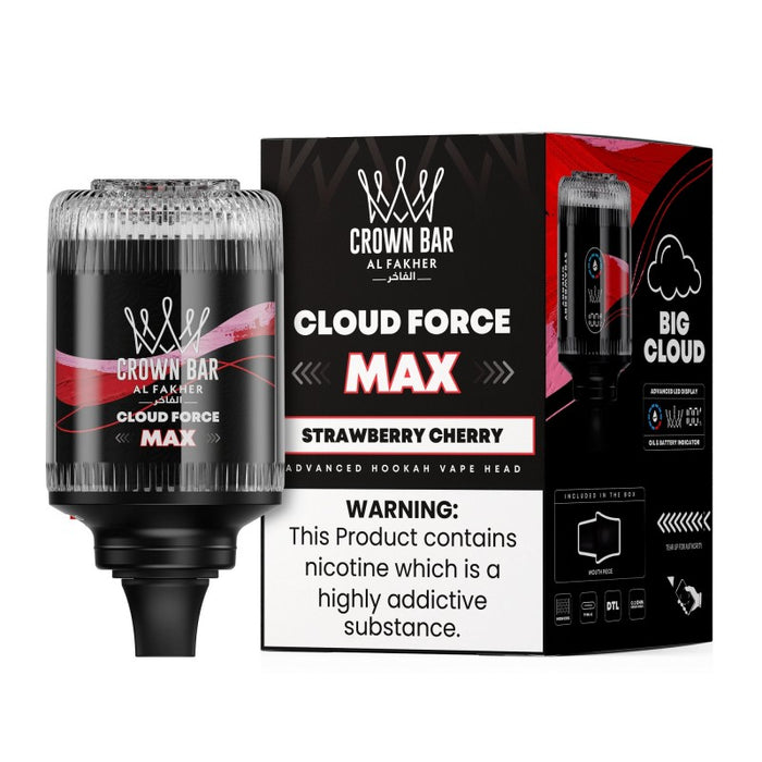 Al Fakher Crown Bar Cloud Force Max 50K Disposable E-Hookah Head 0.5%