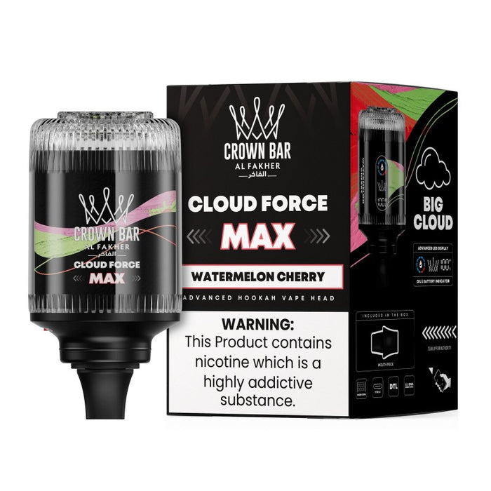 Al Fakher Crown Bar Cloud Force Max 50K Disposable E-Hookah Head 0.5%