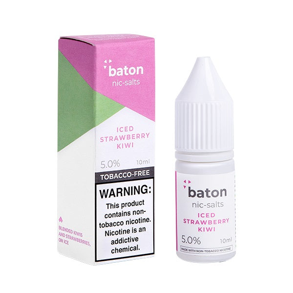 Iced Strawberry Kiwi - Baton Salt 10mL