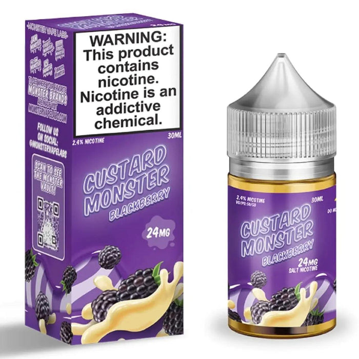 Blackberry - Custard Monster Synthetic Salt 30mL