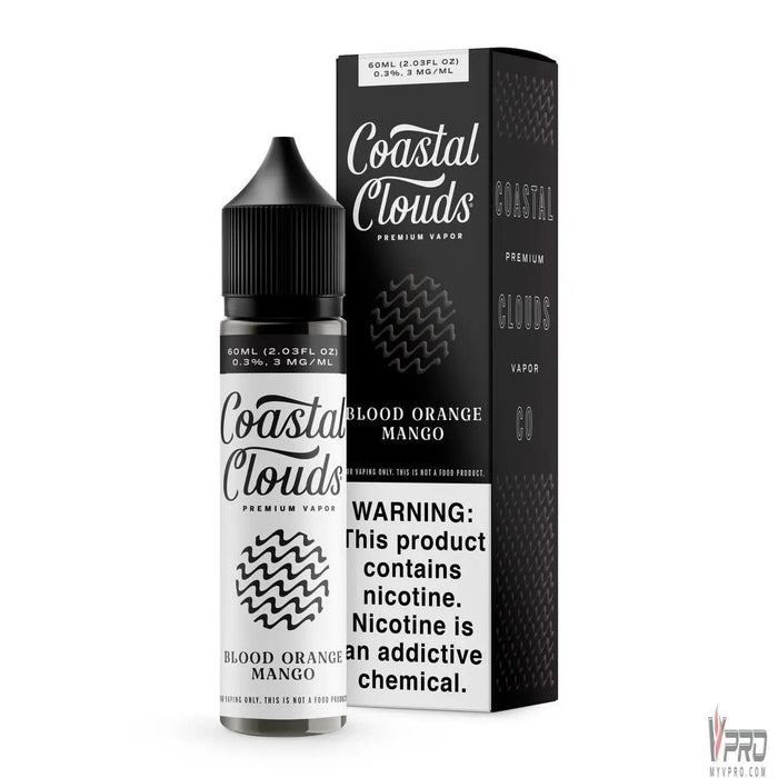 Blood Orange Mango Snow Cone - Coastal Clouds Co. 60mL