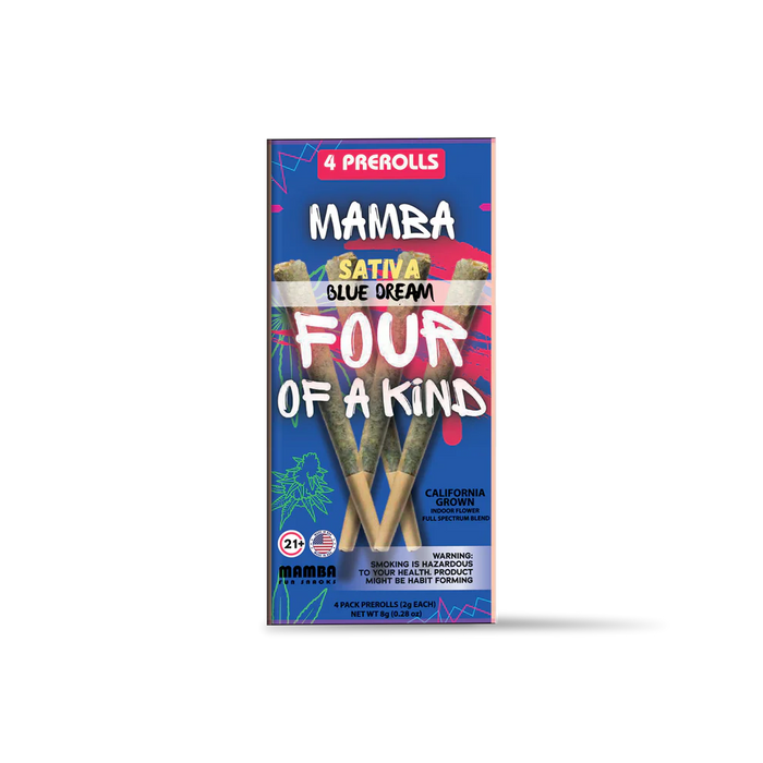 Mamba Four of a Kind Full Spectrum Blend 2GM Pre Rolls 4pk