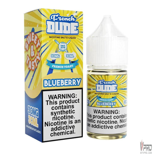 Blueberry -  French Dude By Vape Breakfast Salt 30mL