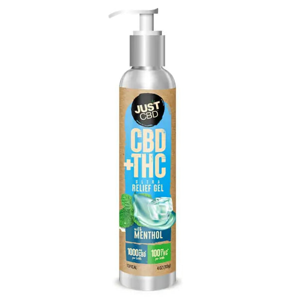 Just CBD+THC Ultra Relief Gel with Menthol 4oz