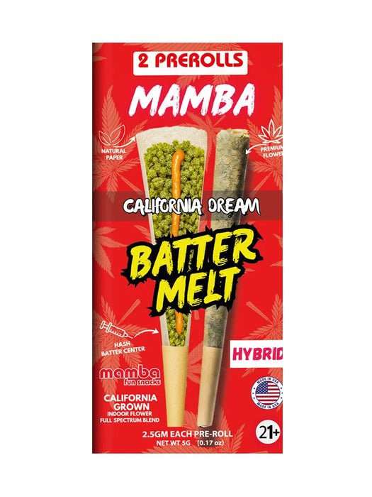 Mamba Batter Melt Full Spectrum Blend Pre Rolls Joints