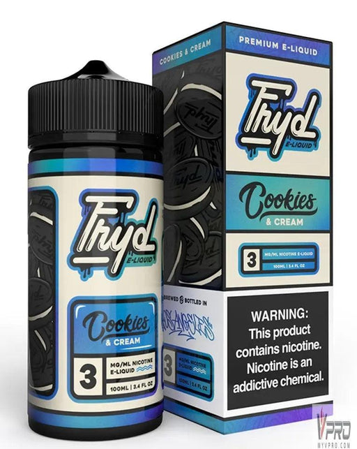 Cookies & Cream - Fryd Nicotine E-Liquid 100mL