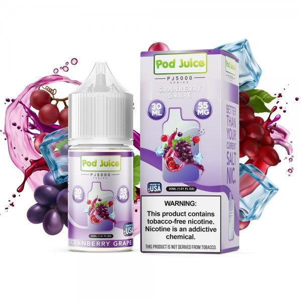 Cranberry Grape - Pod Juice PJ5000 Synthetic Salt 30mL