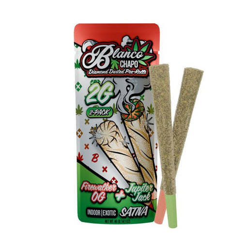 Chapo Blanco Diamond Dusted Duo THCA Pre Rolls