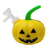 Silicone Pumpkin Smiley Face W/ Glass Bowl Water Pipe