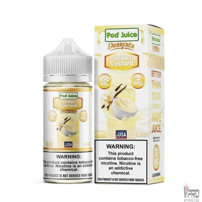 Golden Custard - POD Juice 100mL