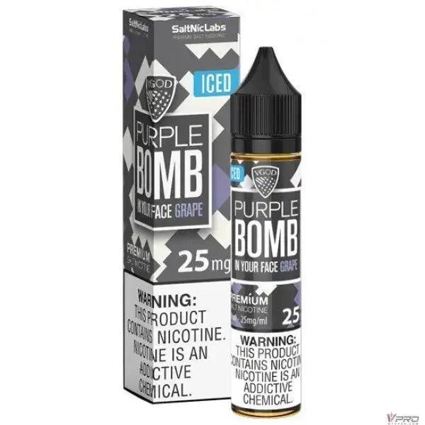ICED Purple Bomb - VGod SaltNic 30mL