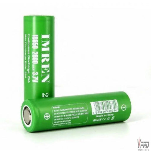 IMREN 18650 26S 2600mAh 38A Batteries (2 pack)