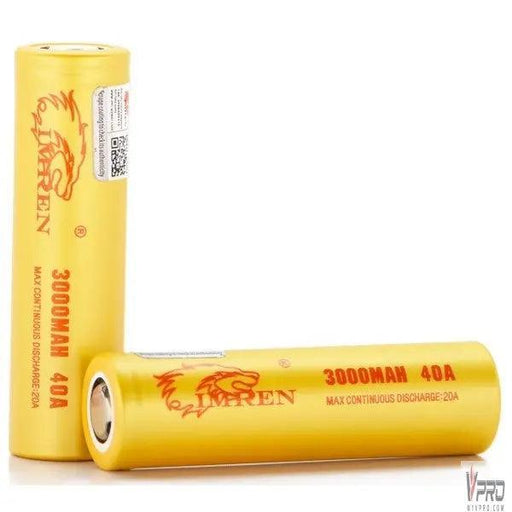 IMREN 18650  Li-Ion Rechargeable Batteries 2CT/PK