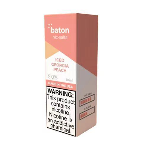 Iced Georgia Peach - Baton Salt - 10mL