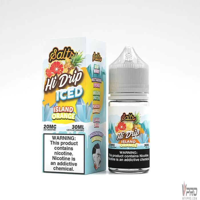 Island Orange Iced - Hi-Drip Salts 30mL