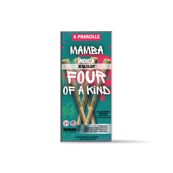 Mamba Four of a Kind Full Spectrum Blend 2GM Pre Rolls 4pk