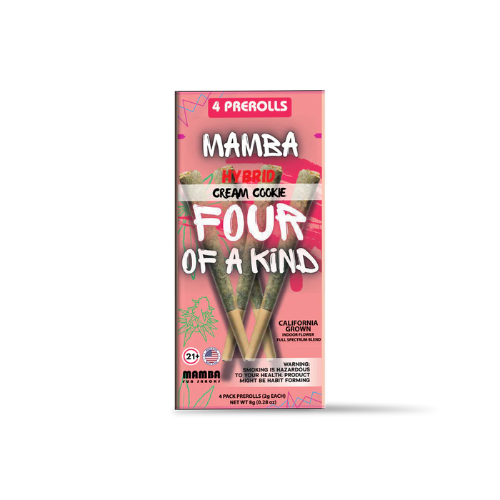 Mamba Four of a Kind Full Spectrum Blend 2GM Pre Rolls 4pk