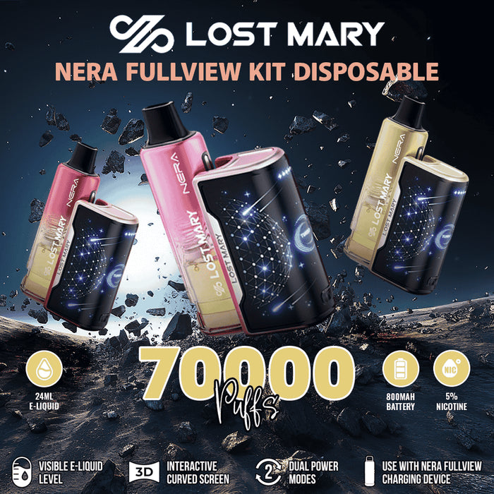 Lost Mary NERA Fullview 70K Disposable Kit