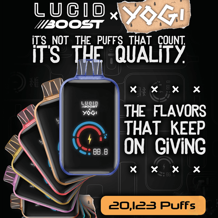 Lucid Boost x Yogi 20K Puffs Disposable