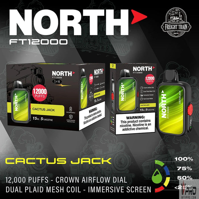 North FT12000 5% Nic Disposable