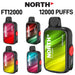 North FT12000 5% Nic Disposable