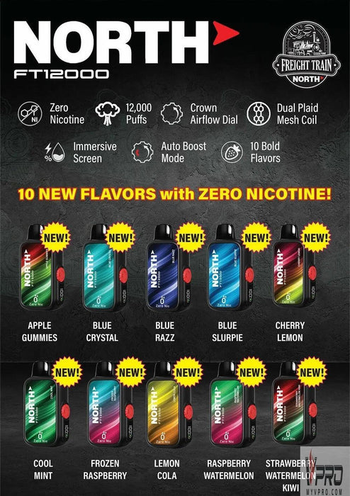 North FT12000 0% Nic Disposable