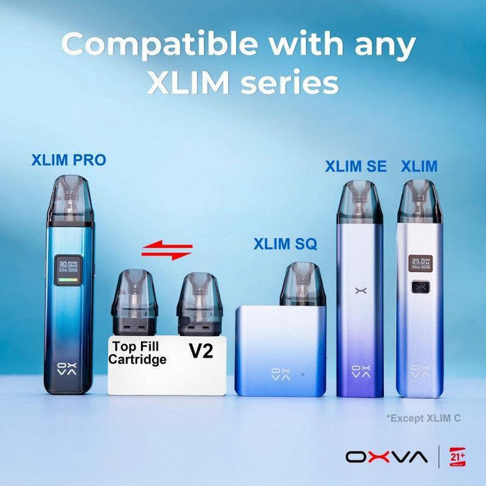 OXVA XLIM Top Fill Cartridges 3pk