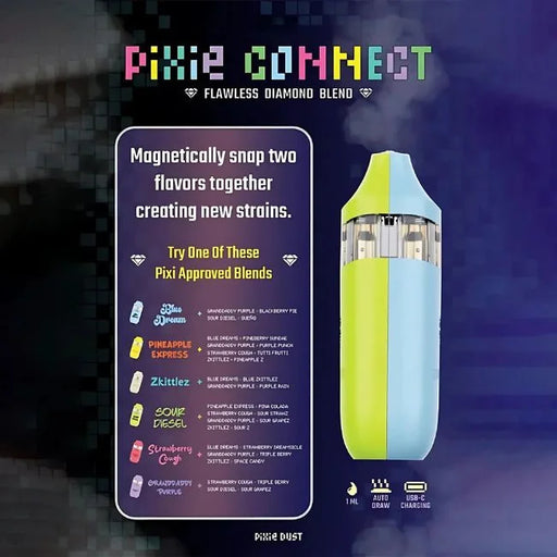 PIXIE Connect Flawless Diamond Blend THCA 1GM Disposable