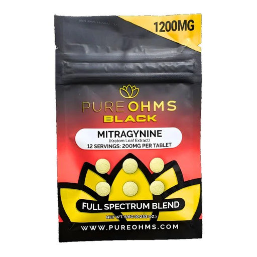 PURE OHMS Black Mitragynine Tablets