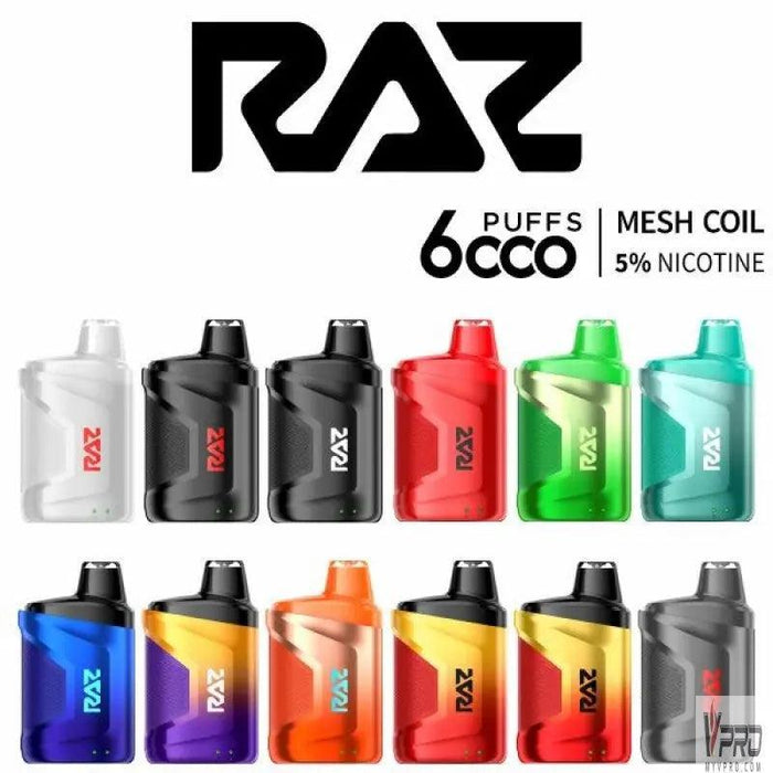 RAZ CA6000 Puffs Disposable 5%