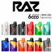 RAZ CA6000 Puffs Disposable 5%