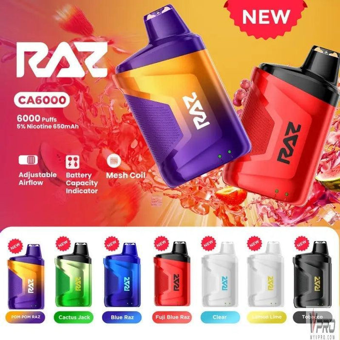 RAZ CA6000 Puffs Disposable 5%