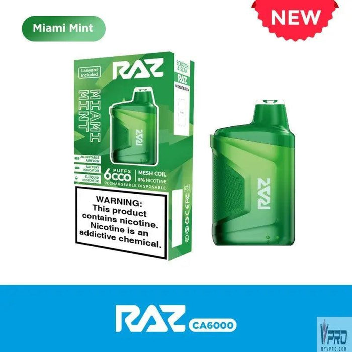 RAZ CA6000 Puffs Disposable 5%