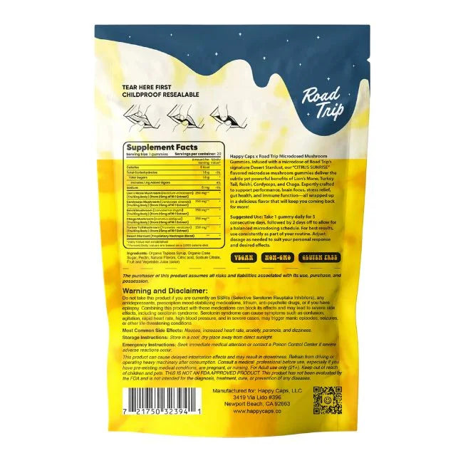 Road Trip Mushroom Gummies
