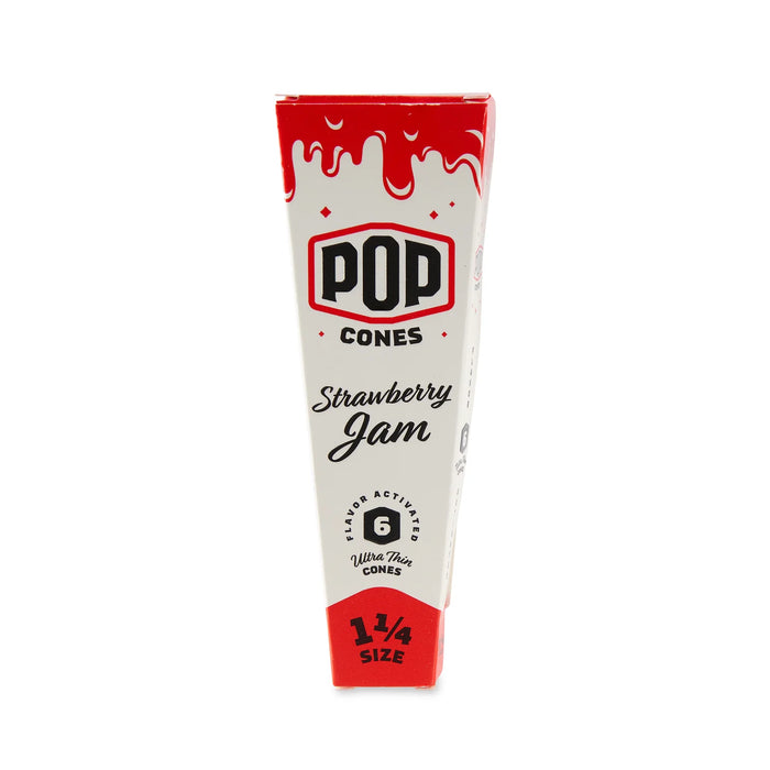 Pop Cones Ultra Thin 1 1/4 Size Cones - Pack of 6