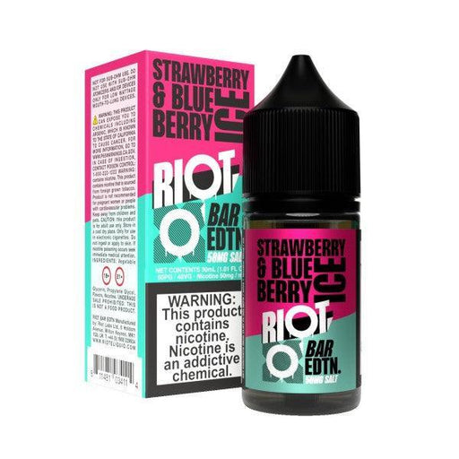 Strawberry & Blueberry Ice - Riot Bar EDTN Salt 30mL