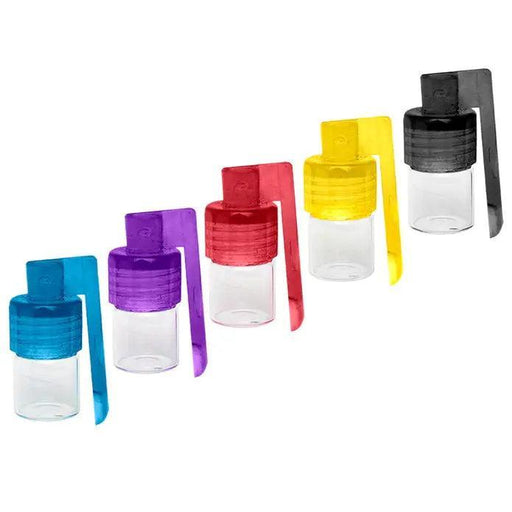 Small Glass Vial with Spoon Cap