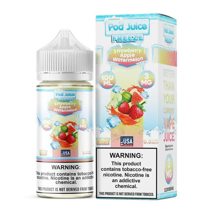 Strawberry Apple Watermelon Freeze  - POD Juice 100mL