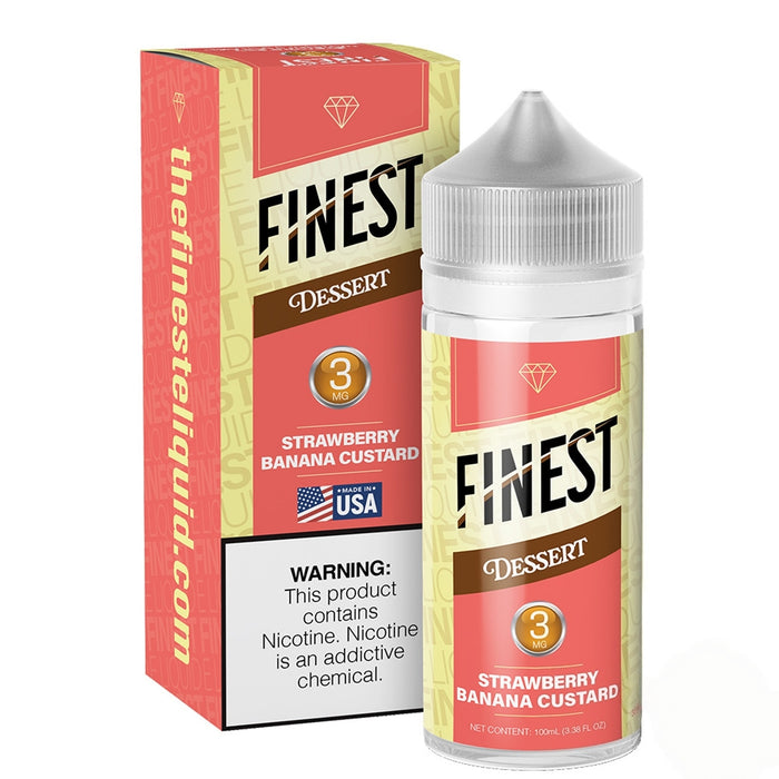 Strawberry Banana Custard - Dessert - Finest 100mL