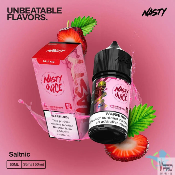 Strawberry - Trap Queen - Nasty Juice Salt 30mL